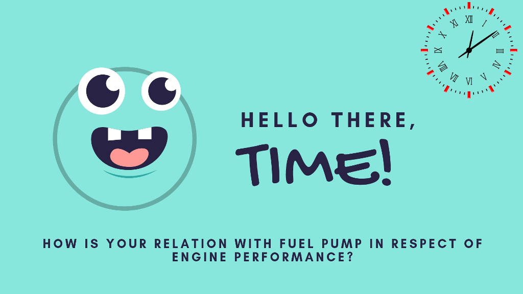 fuel pump timing relation with engine performance