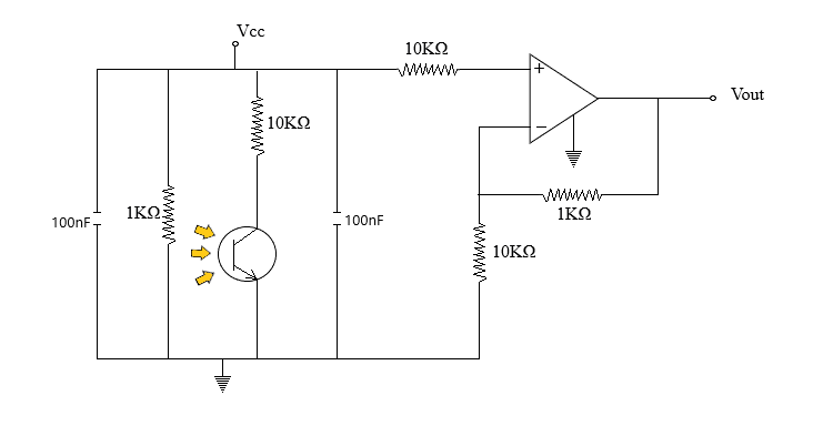 flame detector working circuit diagram