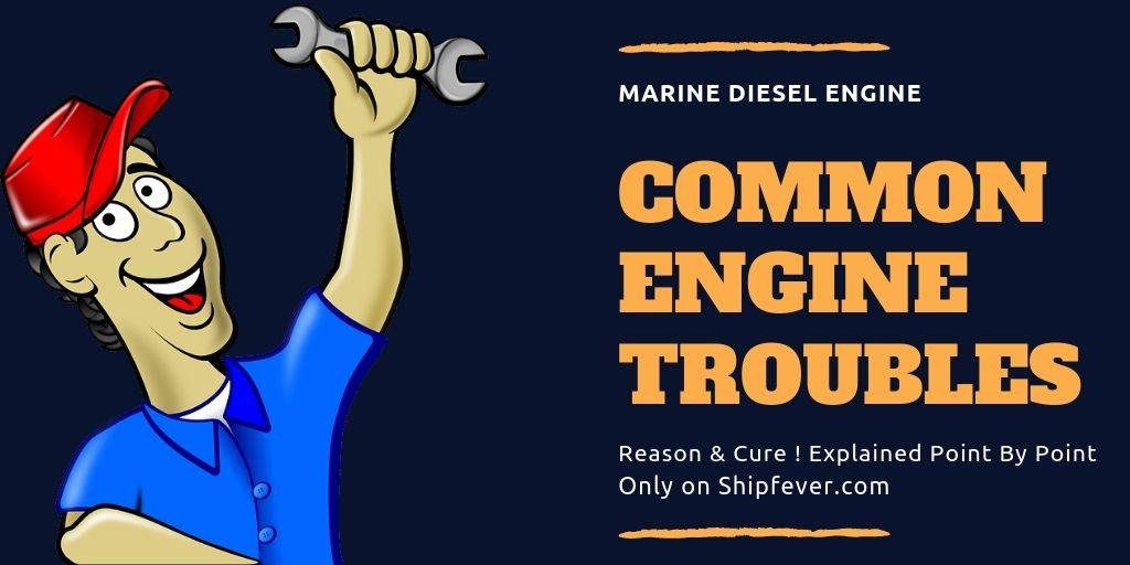 Common Engine Troubles In Marine Engine | Reason & Cure !